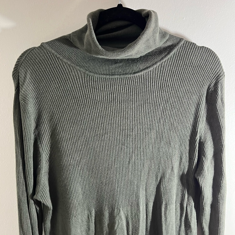 BCBGMaxAzria Olive Turtleneck Sweater Dress - Picture 9 of 11